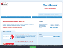 Tablet Screenshot of geratherm.com